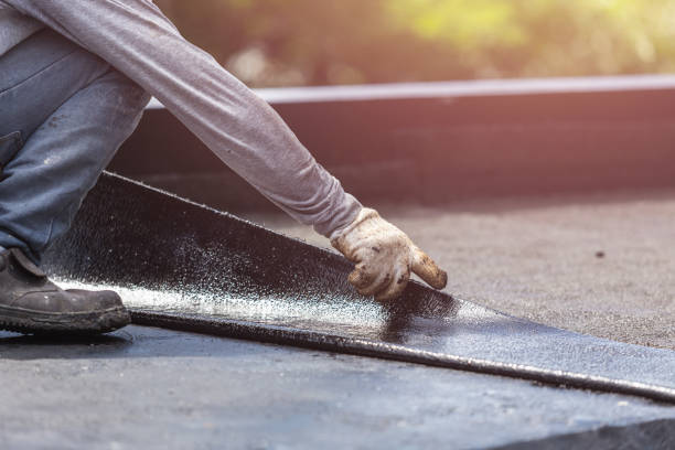 Professional Waterproofing technician working in Avenel, NJ